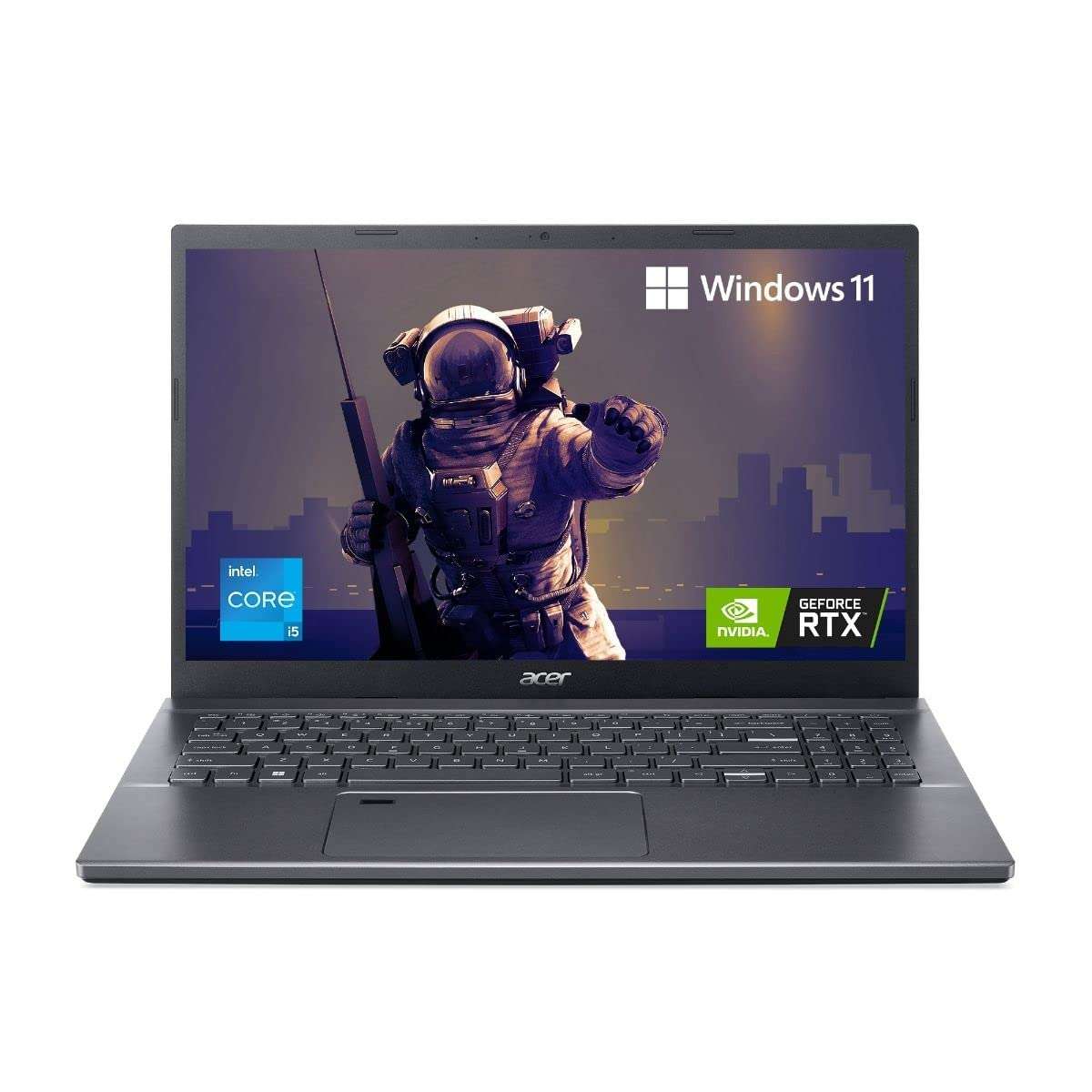 Acer Aspire 5 Gaming Laptop Intel Core i5 12th gen (16 GB/512 GB SSD/Win11 Home/4GB Graphics/RTX 2050) A515-57G (15.6inch FHD Display, 1.8 Kg) - Flat 10% cashback on Amazon Pay ICICI Credit Card
